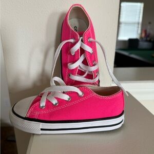 Converse Bright Pink Kids Sneakers